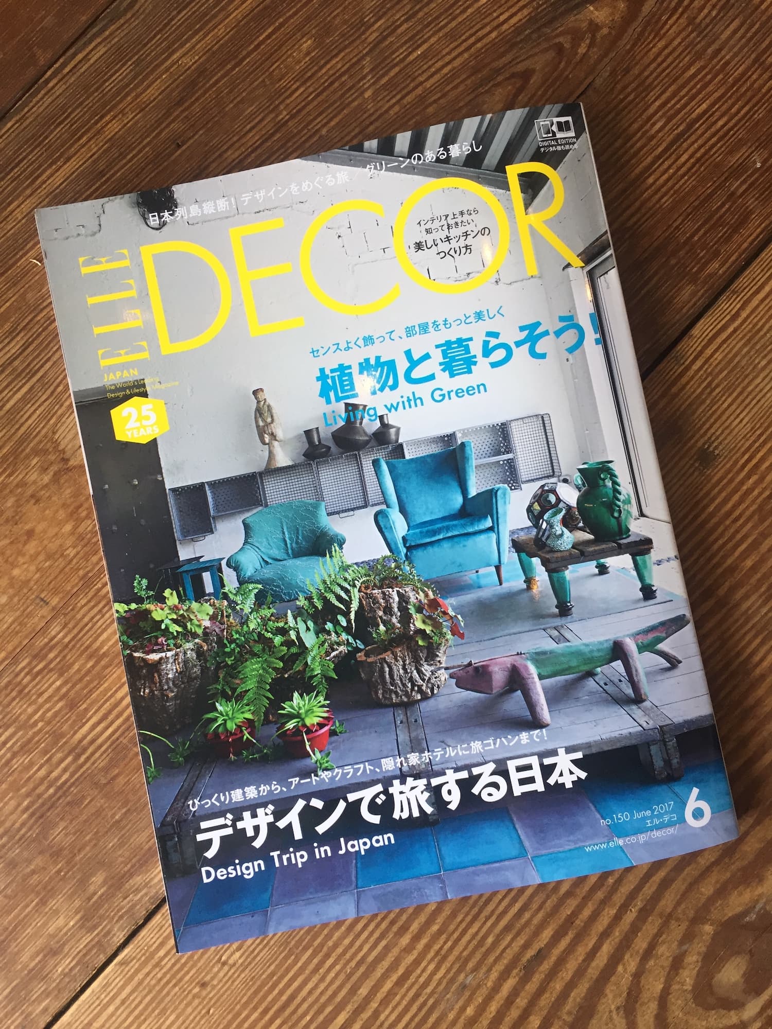 インテリア デザイン雑誌 Elle Decor ６月号 株式会社緑演舎
